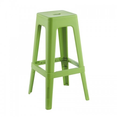 RELIX PP Σκαμπό BAR Στοιβαζόμενο PP Απόχρωση Lime c534673