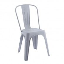 RELIX PP Καρέκλα Στοιβαζόμενη PP Απόχρωση Γκρι c534675