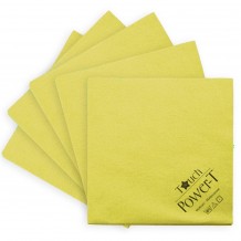 Πακέτο 5 τμχ 40x40cm πανιά Μικροινών 0 15dtx 130gr m2 Κίτρινο TTS Cleaning c534696