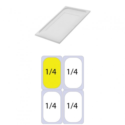 Καπάκι PP για Δοχεία Τροφίμων GN1 4 162 x 265mm c534720