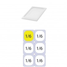 Καπάκι PP για Δοχεία Τροφίμων GN1 6 162 x 176mm c534721