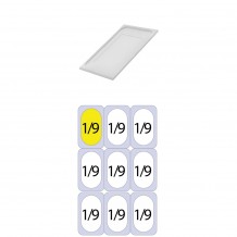 Καπάκι PP για Δοχεία Τροφίμων GN1 9 108 x 176mm c534722