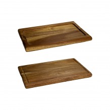 Ξύλινη βάση ακακίας για το επιτραπέζιο BBQ 29x20x2cm Style Point c534730