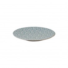 Πιατο ρηχό stoneware υψηλής αντοχής φ27cm Σειρά Barcelona μπλε Q AUTHENTIC Σετ 6 c534747