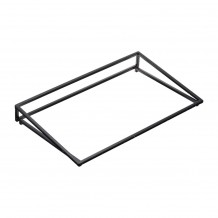 Σταντ Riser Μεταλλικό Επικλινές για GN1 1 Μαύρo 53x32 5x Υ7cm σειρά Venezia Leone c534760