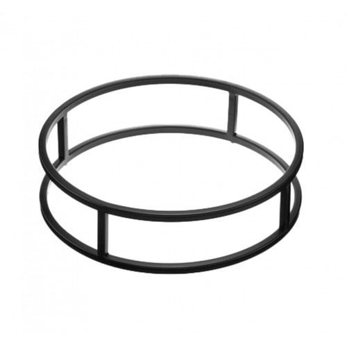 Σταντ Riser Μεταλλικό στρογγυλό φ32xΥ8cm Μαύρo σειρά Venezia Leone c534770