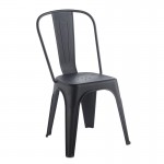 Intra PP Καρέκλα Στοιβαζόμενη PP Απόχρωση Μαύρο c534801