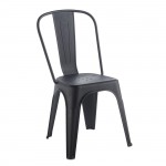 Intra PP Καρέκλα Στοιβαζόμενη PP Απόχρωση Μαύρο c534801