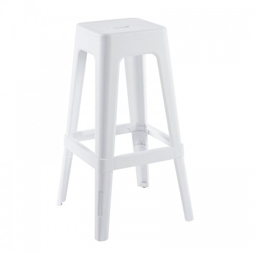 Intra PP Σκαμπό BAR Στοιβαζόμενο PP Απόχρωση Άσπρο c534803