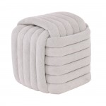 TAB Σκαμπό Βοηθητικό Ύφασμα Απόχρωση Sandy Grey c534825