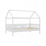 DREAM Montessori Παιδικό Κρεβάτι για Στρώμα 90x190cm Ξύλο Πεύκου Απόχρωση Άσπρο c534830