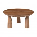 AZTEC Τραπεζάκι Σαλονιού- Καθιστικού Ξύλο Mango Απόχρωση Smoke Walnut c534835