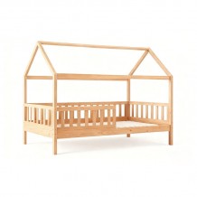 DREAM Montessori Παιδικό Κρεβάτι για Στρώμα 90x190cm Ξύλο Πεύκου Απόχρωση Φυσικό c534845