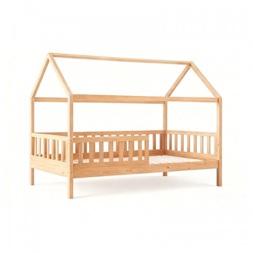 DREAM Montessori Παιδικό Κρεβάτι για Στρώμα 90x190cm Ξύλο Πεύκου Απόχρωση Φυσικό c534845