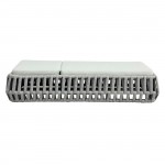 MAJORCA Ξαπλώστρα Αλουμίνιο με Olefin Rope Γκρι Μαξιλάρι Ανοιχτό Γκρι c534846