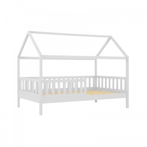 Sogno Montessori Παιδικό Κρεβάτι για Στρώμα 90x190cm Ξύλο Πεύκου Απόχρωση Άσπρο c534857
