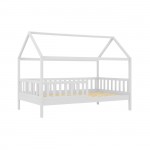 Sogno Montessori Παιδικό Κρεβάτι για Στρώμα 90x190cm Ξύλο Πεύκου Απόχρωση Άσπρο c534857