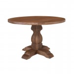 Atila Τραπέζι Τραπεζαρίας Ξύλο Mango Απόχρωση Smoke Walnut c534859