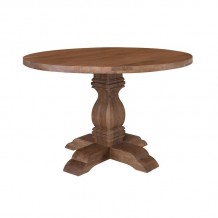 Atila Τραπέζι Τραπεζαρίας Ξύλο Mango Απόχρωση Smoke Walnut c534859
