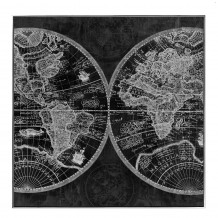 MAP ΠΙΝΑΚΑΣ ΔΙΑΚΟΣΜΗΣΗΣ 100x100x5 ΚΑΜΒΑΣ ΜΑΥΡΟ ΑΣΗΜΙ ΞΥΛΟ c534883