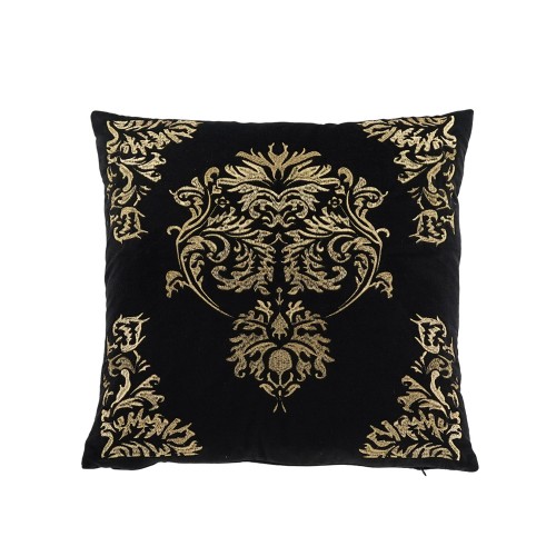 ROYAL ΔΙΑΚΟΣΜΗΤΙΚΟ ΜΑΞΙΛΑΡΙ 45x45 ΒΕΛΟΥΔΟ ΧΡΥΣΟ ΜΑΥΡΟ c534886