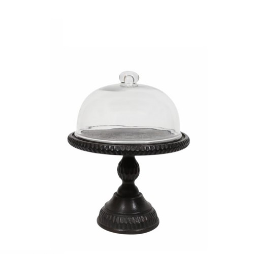 FONCE ΚΟΥΠ ΜΕ ΚΑΠΑΚΙ 21x21x36 ΞΥΛΟ ΜΑΥΡΟ ΔΙΑΦΑΝΟ ΓΥΑΛΙ c534895