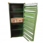 CONTAINER ΒΙΒΛΙΟΘΗΚΗ ΨΗΛΗ ΛΑΔΙ ΧΡΥΣΟ RUSTY 61x40xH177cm c534925