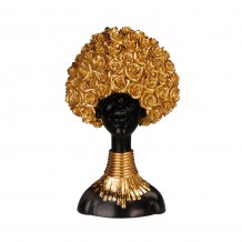 NAEMA 3 ΔΙΑΚΟΣΜΗΤΙΚΗ ΦΙΓΟΥΡΑ 27x15x41 POLYRESIN ΜΑΥΡΟ ΧΡΥΣΟ c534946