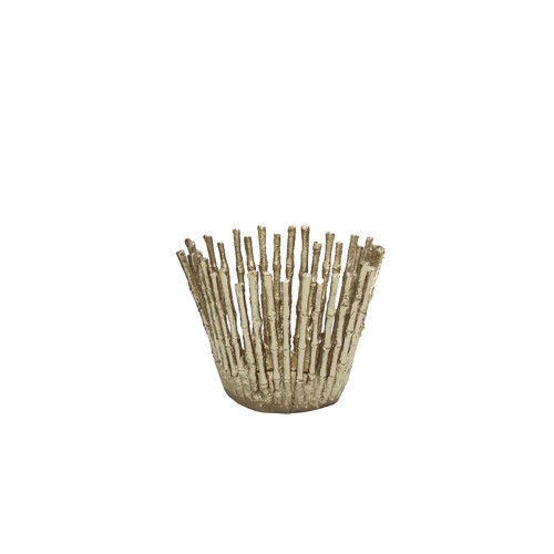REED 16 ΒΑΖΟ 21x21x16 ΑΛΟΥΜΙΝΙΟ ΧΡΥΣΟ ANTIQUE c534951