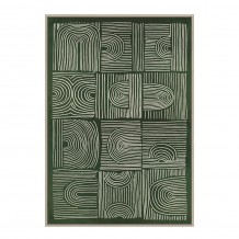 TUPIK ΠΙΝΑΚΑΣ ΔΙΑΚΟΣΜΗΣΗΣ 100x140x4cm ΚΑΜΒΑΣ ΠΡΑΣΙΝΟ ΜΠΕΖ ΞΥΛΟ ΦΥΣΙΚΟ c534960