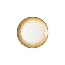 Πιάτο Ρηχό πορσελάνης coupe Φ21cm Κίτρινο Μπεζ σειρά Cavo LUKANDA Σετ 6 c534968