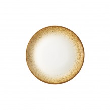 Πιάτο Ρηχό πορσελάνης coupe Φ23cm Κίτρινο Μπεζ σειρά Cavo LUKANDA Σετ 6 c534969