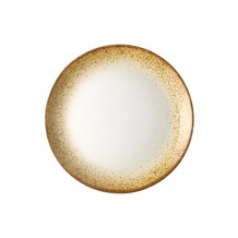 Πιάτο Ρηχό πορσελάνης coupe Φ27cm Κίτρινο Μπεζ σειρά Cavo LUKANDA Σετ 6 c534970