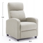 ΠΟΛΥΘΡΟΝΑ ΣΑΛΟΝΙΟΥ RELAX DROSEN HM3299 03 ΜΠΕΖ ΥΦΑΣΜΑ 68 5x86x100Υεκ c534980