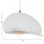 ΦΩΤΙΣΤΙΚΟ ΟΡΟΦΗΣ ΜΕ ΟΨΗ ΠΕΤΡΑΣ STONER L HM4419 02 ΛΕΥΚΟ 73x55x40Υεκ c535067