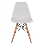 ΚΑΡΕΚΛΑ ΤΡΑΠΕΖΑΡΙΑΣ 2ΤΜΧ TWIST HM8460 21 ΛΕΥΚΟ PP--ΞΥΛΟ ΟΞΙΑΣ 46x50x82Υεκ SET 2τμχ c535068