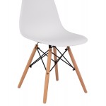 ΚΑΡΕΚΛΑ ΤΡΑΠΕΖΑΡΙΑΣ 2ΤΜΧ TWIST HM8460 21 ΛΕΥΚΟ PP--ΞΥΛΟ ΟΞΙΑΣ 46x50x82Υεκ SET 2τμχ c535068