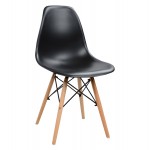 ΚΑΡΕΚΛΑ ΤΡΑΠΕΖΑΡΙΑΣ 2ΤΜΧ TWIST HM8460 22 ΜΑΥΡΟ PP--ΞΥΛΟ ΟΞΙΑΣ 46x50x82Υεκ SET 2τμχ c535069