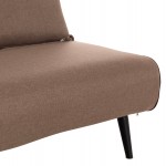 ΚΑΝΑΠΕΣ ΚΡΕΒΑΤΙ 2 ΑΤΟΜΩΝ ASMA HM3077 07 ΣΚΟΥΡΟ ΜΠΕΖ ΥΦΑΣΜΑ 143x78x84Yεκ c535075