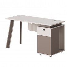 ΓΡΑΦΕΙΟ ΜΕ ΔΕΞΙ ΝΤΟΥΛΑΠΙ NEWLINE HM18273R ΜΕΛΑΜΙΝΗ ΕΚΡΟΥ-ΑΝΟΙΧΤΟ ΚΑΦΕ 120x60x75Υεκ c535105