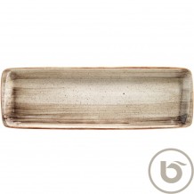 Σετ 6 πιάτα ορθογώνια πορσελάνης σειρά Terrain 48x16cm c53796 Σετ 6 πιάτα ορθογώνια πορσελάνης σειρά Terrain 48x16cm c53796