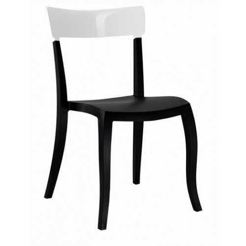 Καρέκλα πολυπροπυλένιο μαύρο 96ag