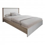 Σετ Κρεβατοκάμαρας Athos Sonoma Λευκό με Κρεβάτι 140x200εκ Σετ 3τεμ c539236