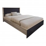 Σετ Κρεβατοκάμαρας Athos Sonoma Ανθρακί με Κρεβάτι 140x200εκ Σετ 4τεμ c539245