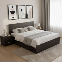 Σετ Κρεβατοκάμαρας Athos Wenge με Κρεβάτι 160x200εκ Σετ 3τεμ c539257