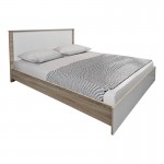 Σετ Κρεβατοκάμαρας Athos Sonoma Λευκό με Κρεβάτι 160x200εκ Σετ 3τεμ c539277