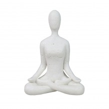 MORPH II ΔΙΑΚΟΣΜΗΤΙΚΟ ΣΩΜΑ 13x7 5x17 5cm RESIN ΑΣΠΡΟ c539286