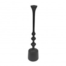 SIDIA ΚΗΡΟΠΗΓΙΟ 9 5x9 5x47 5cm ΑΛΟΥΜΙΝΙΟ ΚΑΦΕ ΣΚΟΥΡΟ ΜΑΤ c539380