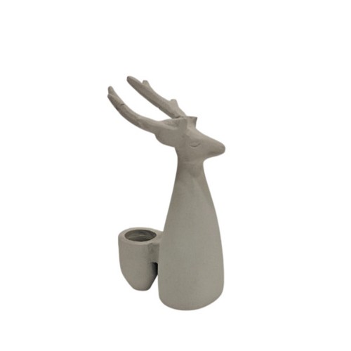 SIVOR ΧΡΙΣΤΟΥΓΕΝΝΙΑΤΙΚΟ ΔΙΑΚΟΣΜΗΤΙΚΟ ΚΗΡΟΠΗΓΙΟ 9x9x19cm ΑΛΟΥΜΙΝΙΟ ΛΕΥΚΟ TEXTURED c539394