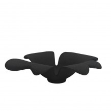 FLORA ΠΙΑΤΕΛΑ 32x29x10cm ΑΛΟΥΜΙΝΙΟ ΜΑΥΡΟ c539395